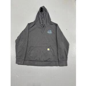 Carhartt Women’s XXL Rain Defender Relaxed Fit Graphic Hoodie Charcoal Grey